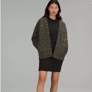 lululemon athletica insulated jackard Cardigan